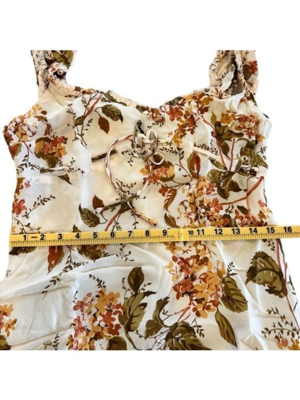Reformation Women’s Dress Size 12 Maebry Bella Floral High Low Hem Feminine NWT - Picture 13 of 13
